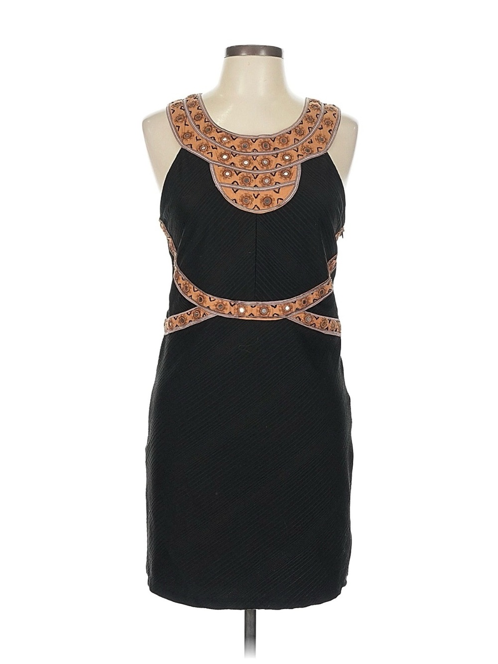 Free People Nefertiti Black Bodycon Cocktail Dress